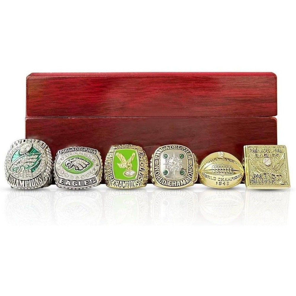 Championship PHILADELPHIA EAGLES Ring size 11 Commemorative Set